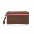 Sobar Brown Red Stripe Clutch – Ghost