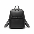 Sobar Plain Black Leather Ladies Backpack – Ghost
