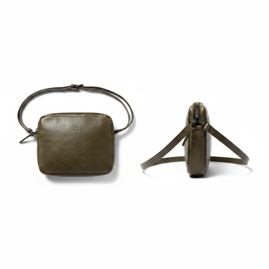 Sobar Star RAW Olive Green Bag – Ghost Front & Side