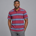 Striped polo model