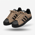 Tan and black shell-toe sneakers catalog preview