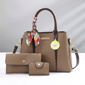 Taupe handbag studio preview