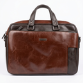 Two-tone brown laptop bag product preview