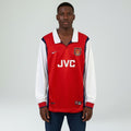 Red & White Retro Long Sleeve Home Jersey – JVC