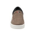 Khaki Perforated Suede Slip-On Sneaker Men's
