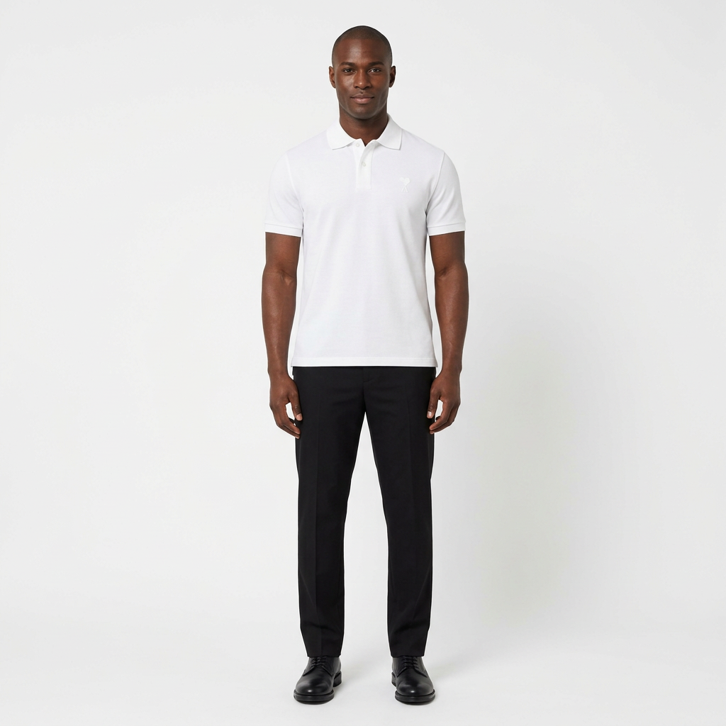 White polo model preview