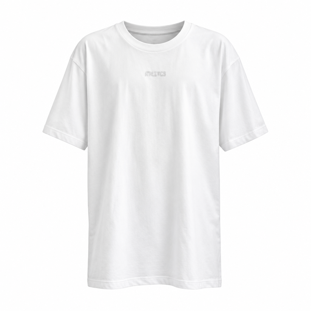 White T-shirt mannequin preview