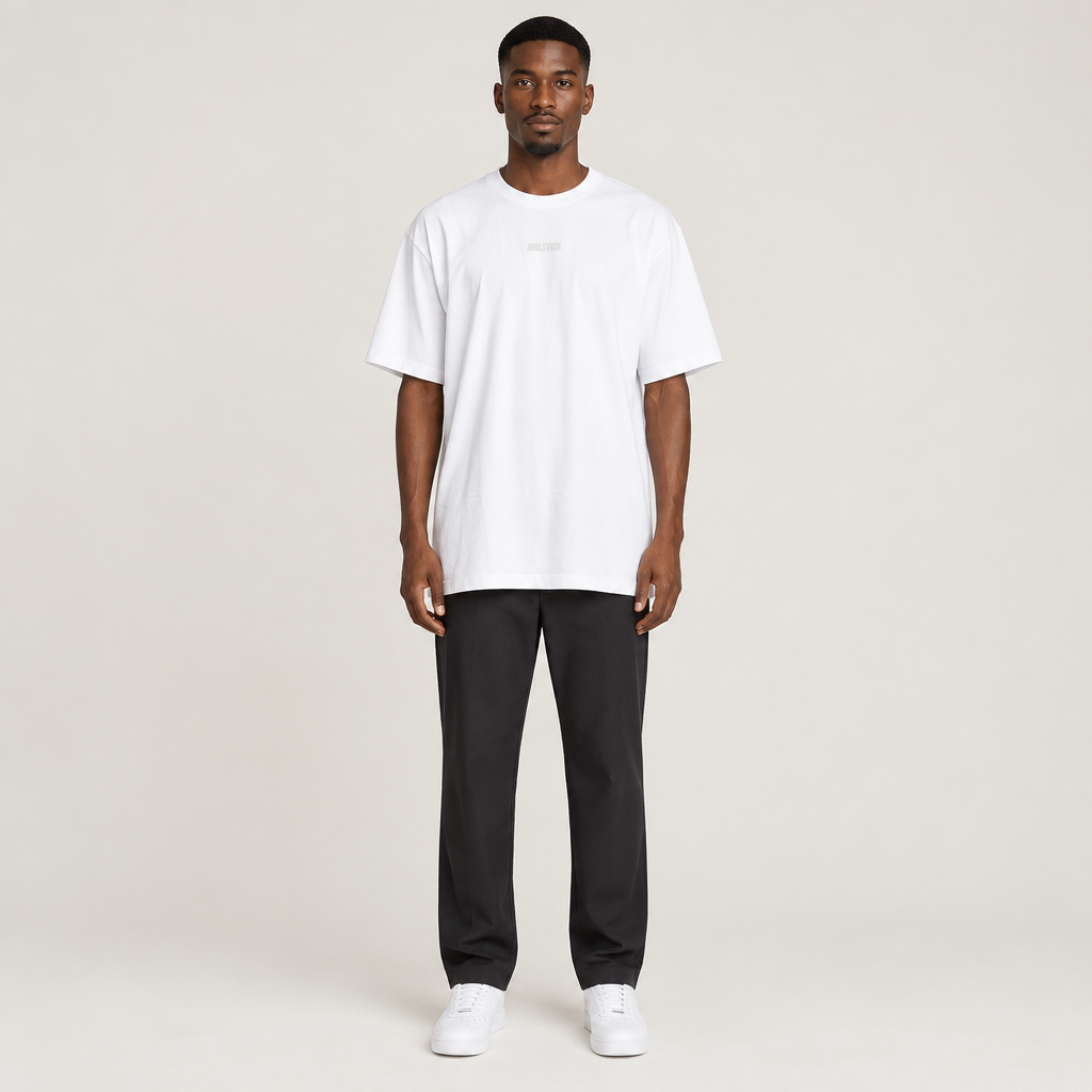 White T-shirt model preview